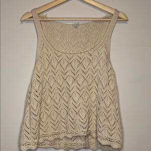 GARAGE - crochet tank top
